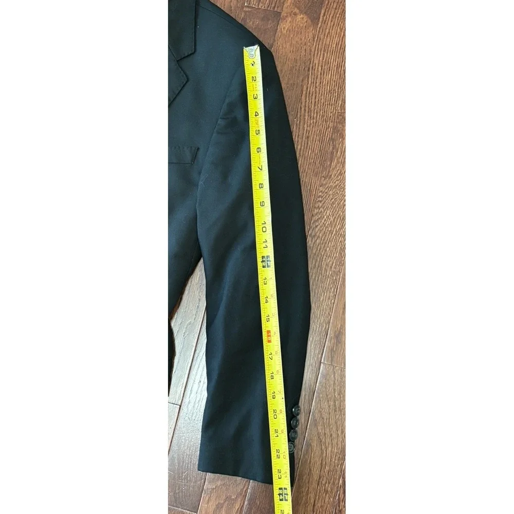 J.Crew Ludlow Slim Blazer 42R Black Four Season Wool